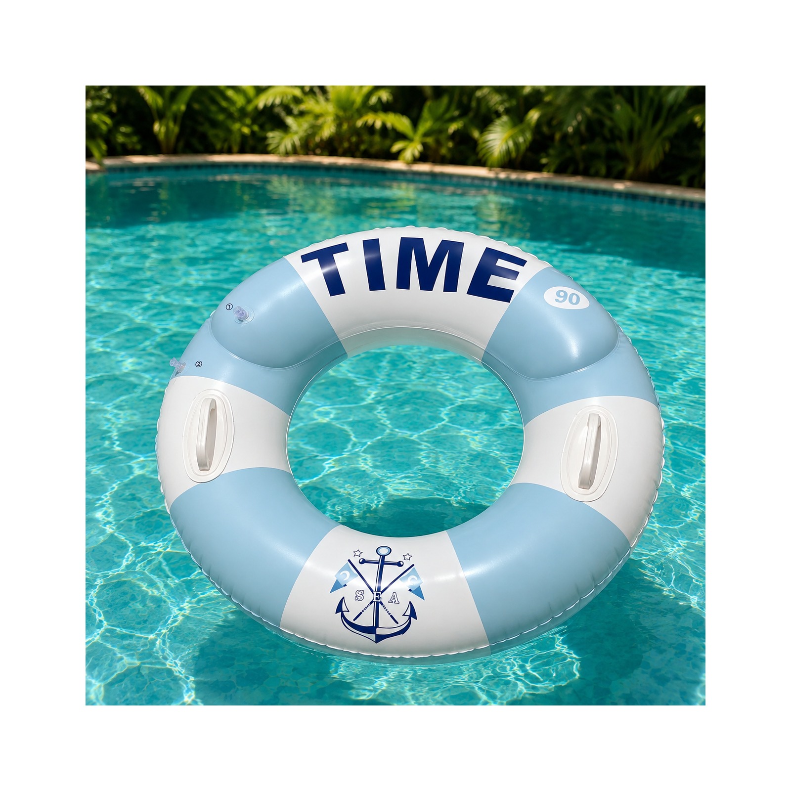 Nautical Pool Ring with Dual Handles - Image 3