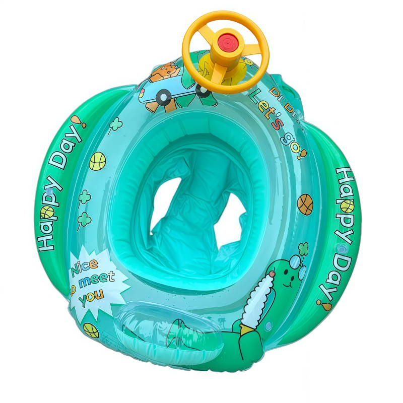 Inflatable Pool Float with Steering Wheel & Seat – Cartoon Design - Image 4