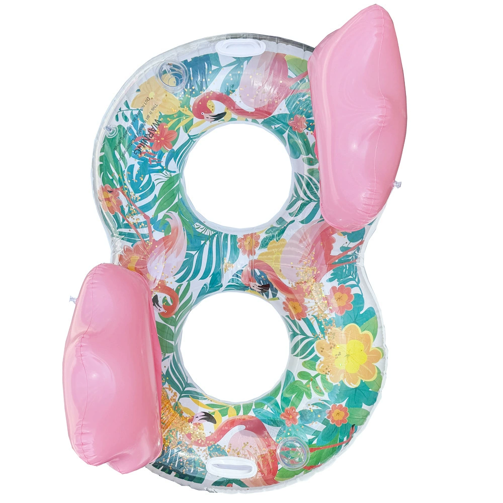 glitter inflatable pool ring – Flamingo Pool Ring 2 – VAYNORI