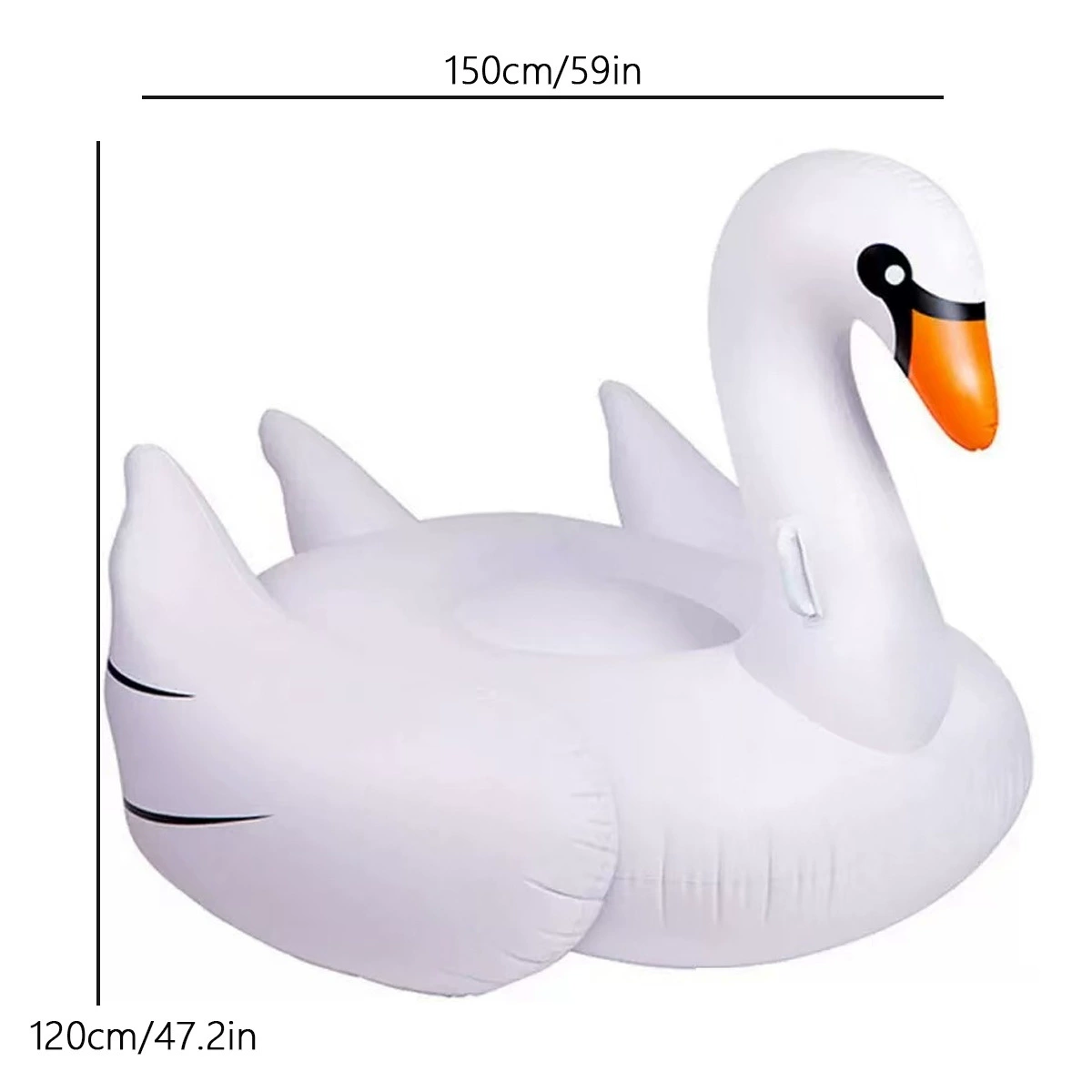 inflatable pool lounger – White Pool Mattress – VAYNORI