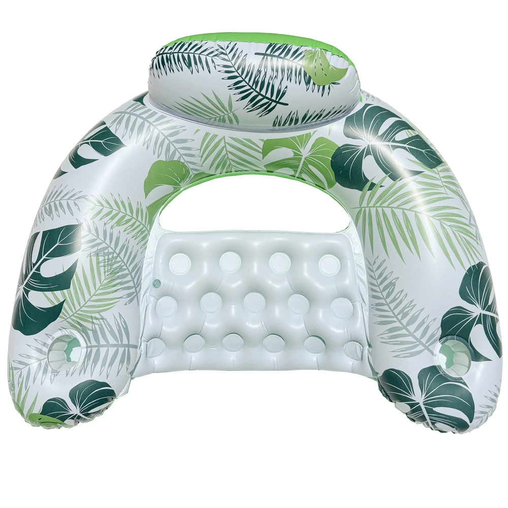 glitter inflatable pool ring – Leaf Green U-Shaped Float – VAYNORI