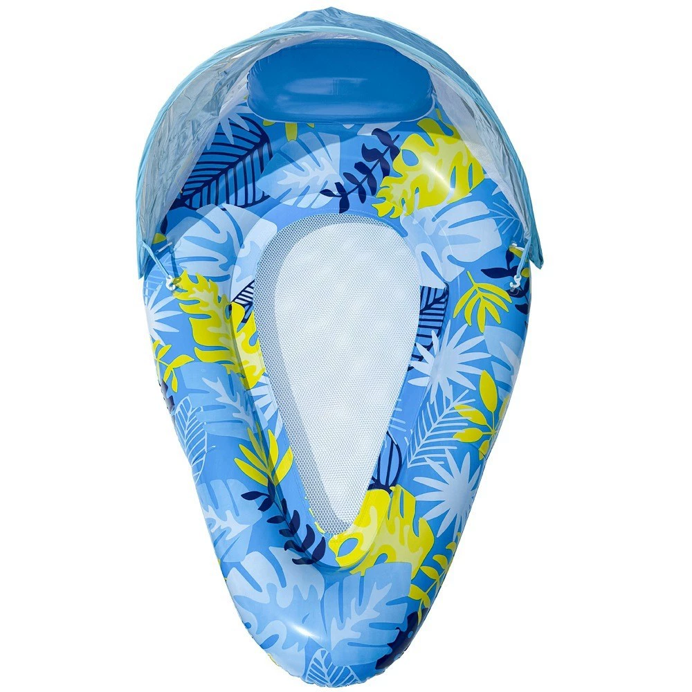 inflatable pool lounger – Design 01 with Canopy – VAYNORI